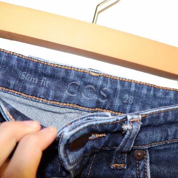 COS Slim Fit Dark Wash Skinny Jeans - Picture 6 of 6